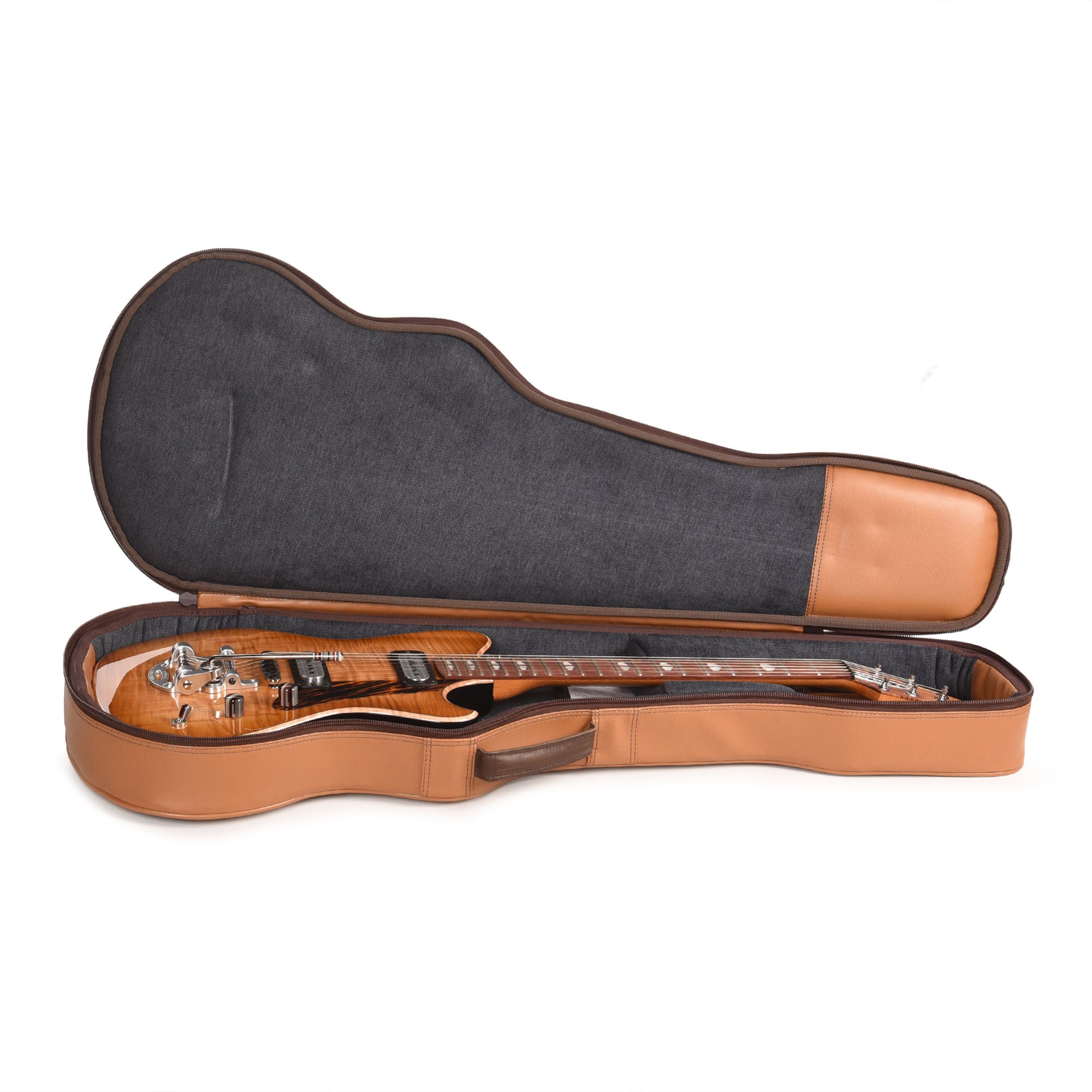 Powers Electric A-Type Select Flame Maple Antique Blonde w/FF42 Pickups