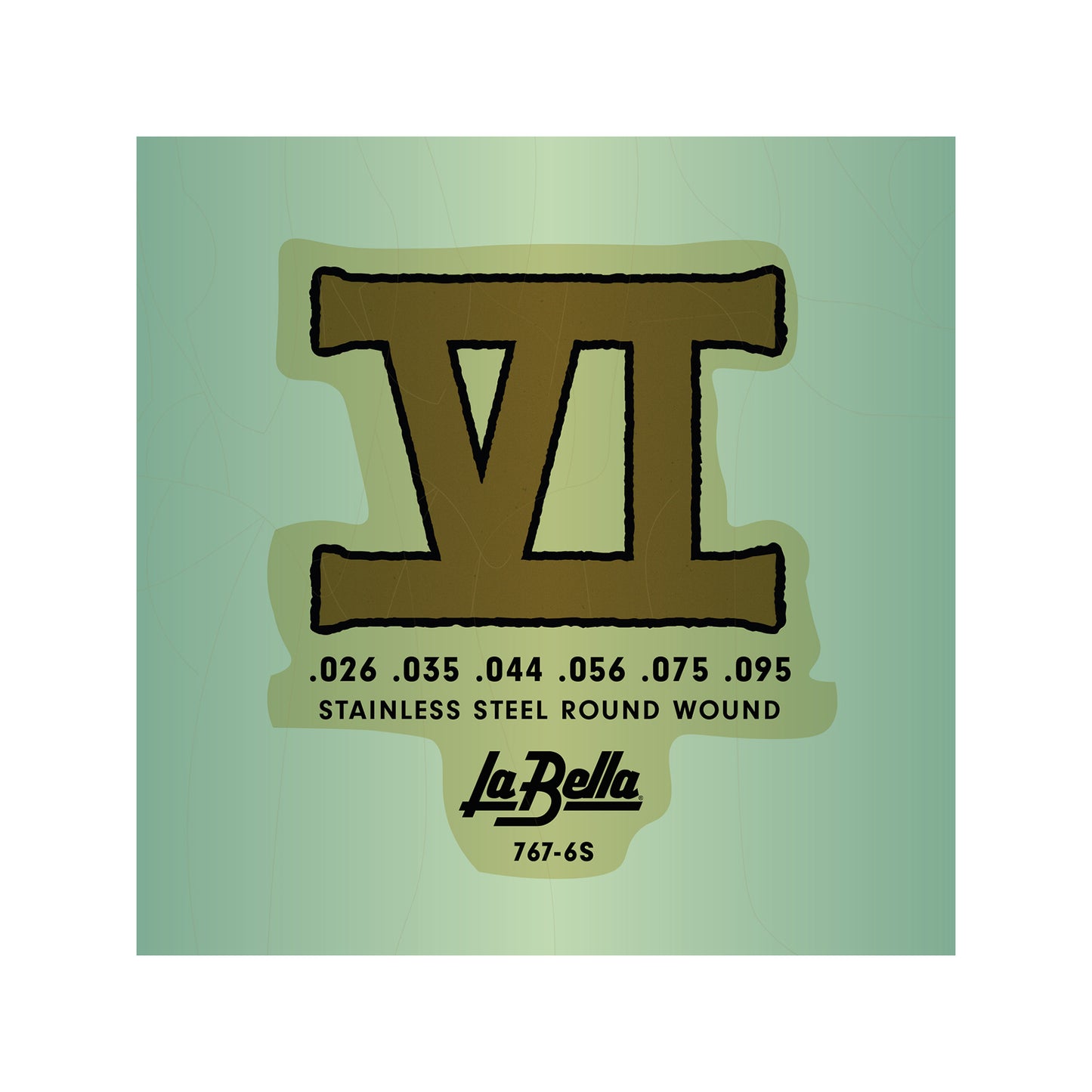 La Bella 767-6S Deep Talkin Bass Round Wound Bass VI Strings 26-95