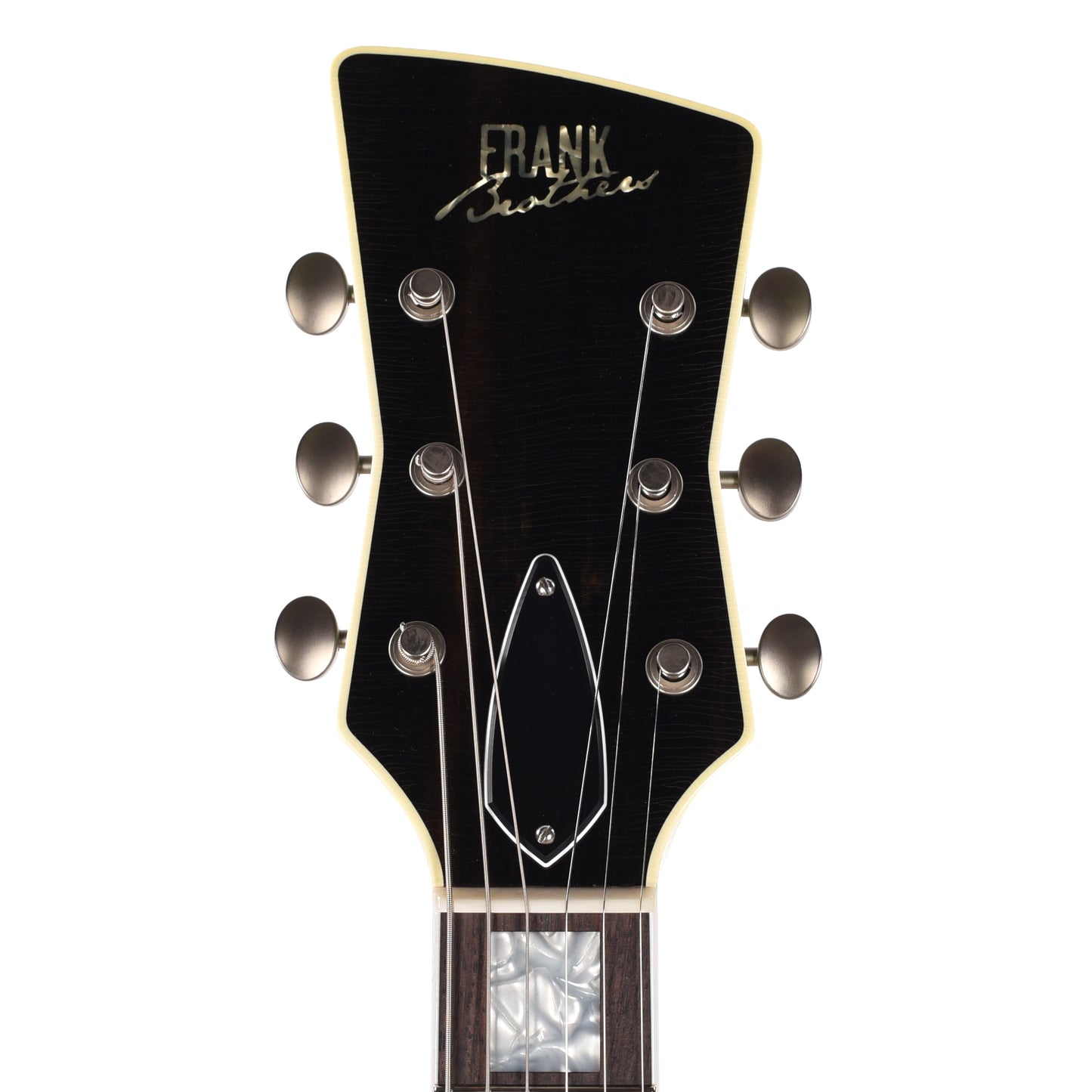 Frank Brothers Radar Deluxe Mahogany/Maple Sage Green w/ V.O. P90s