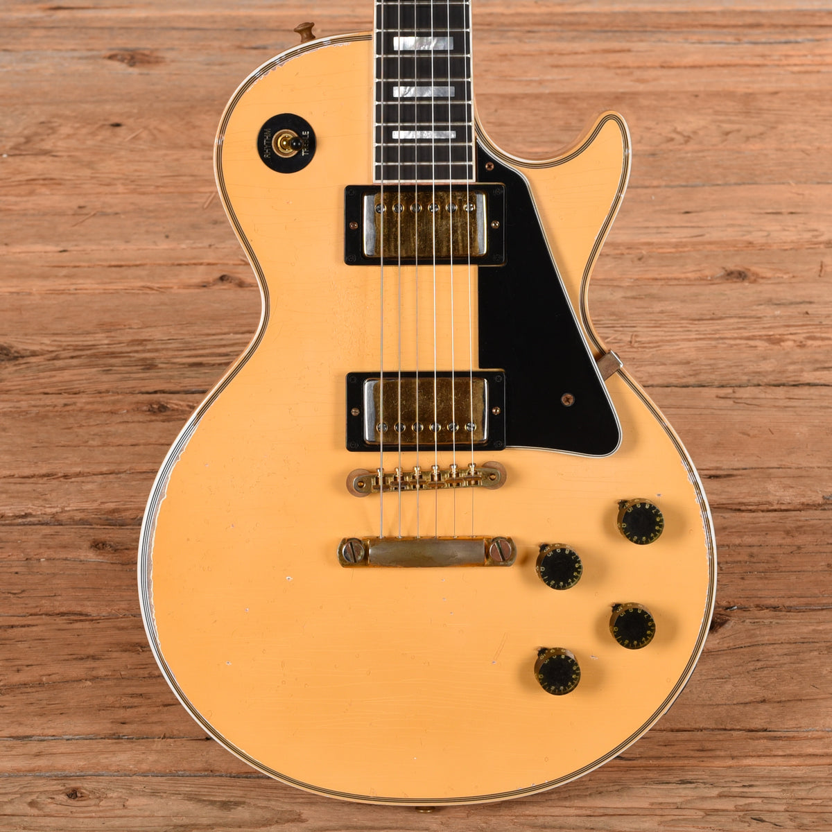 Gibson Custom Shop 1968 LP Custom "CME Spec" Heavy Antique White Murphy Lab Heavy Aged GH w/Custom "S" Buckers Heavy Antique White 2020 Electric Guitars