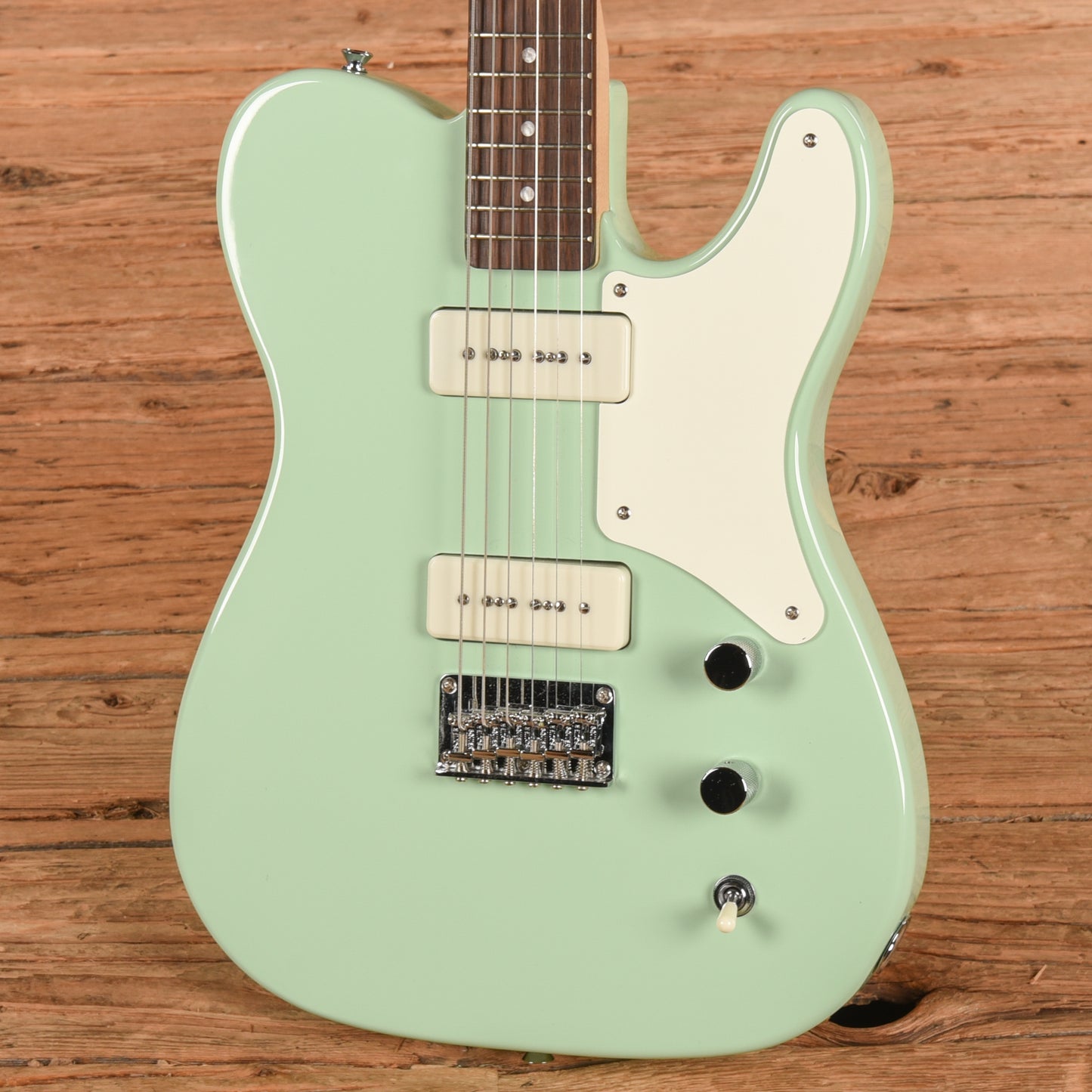 Squier Paranormal Baritone Cabronita Telecaster Sea Foam Green 2022