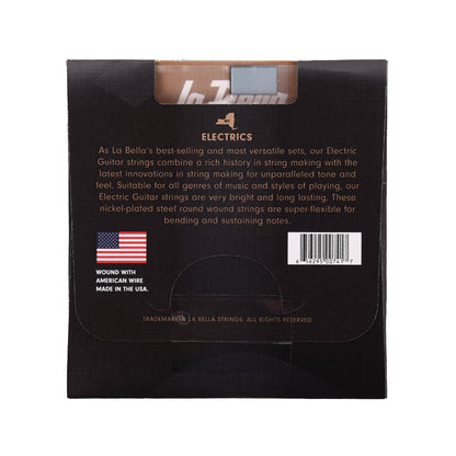 La Bella HRS-XL Electric Guitar Strings Extra Light 9-42