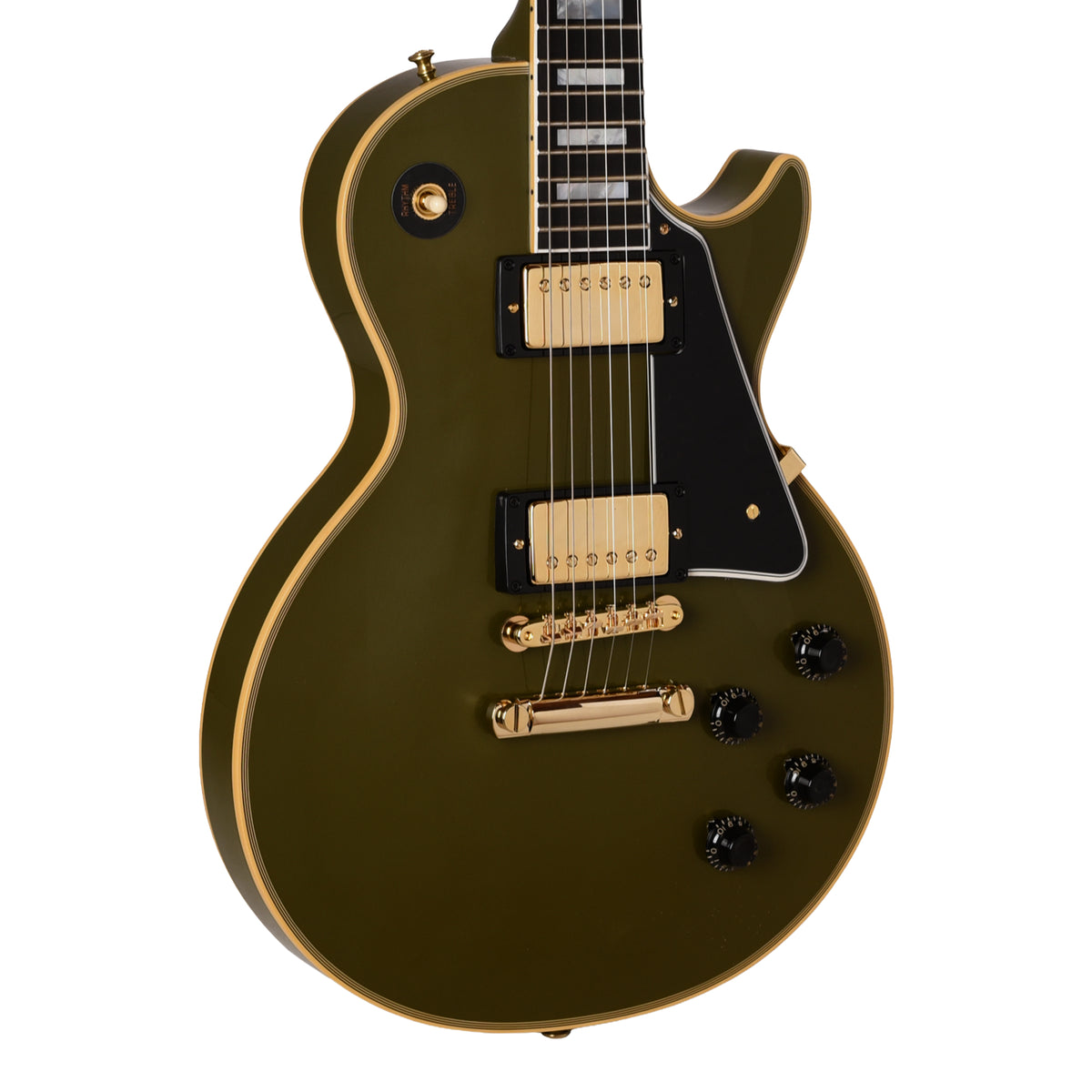 Gibson Custom Shop 1957 Les Paul Custom "CME Spec" Antique Olive Drab VOS w/Custom "S" Buckers Electric Guitars