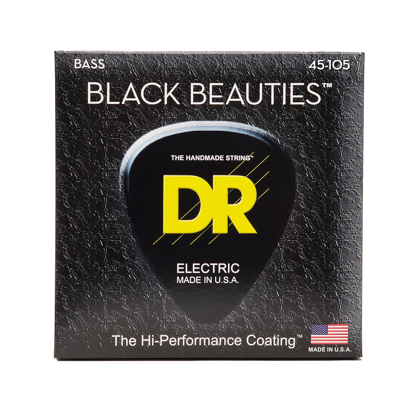 DR Strings Black Beauties - Extra-Life Black-Coated Bass 45-105