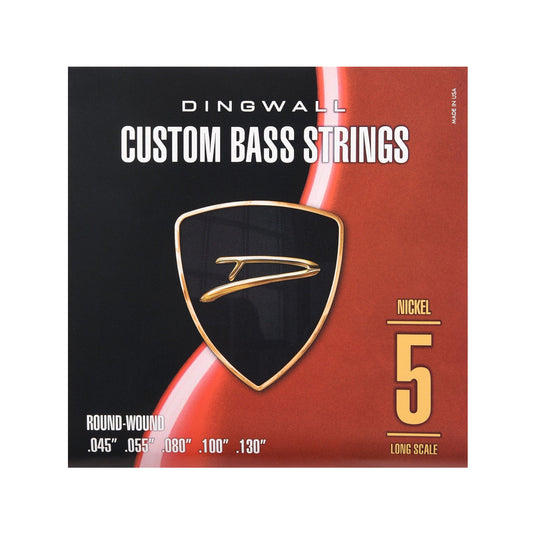 Dingwall Long Scale 5-String Set Nickel Plated Steel 45-130