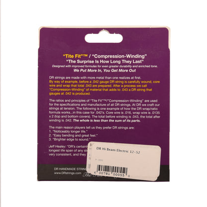 DR Strings JZR-12 Hi-Beam Electric Extra Heavy 12-52