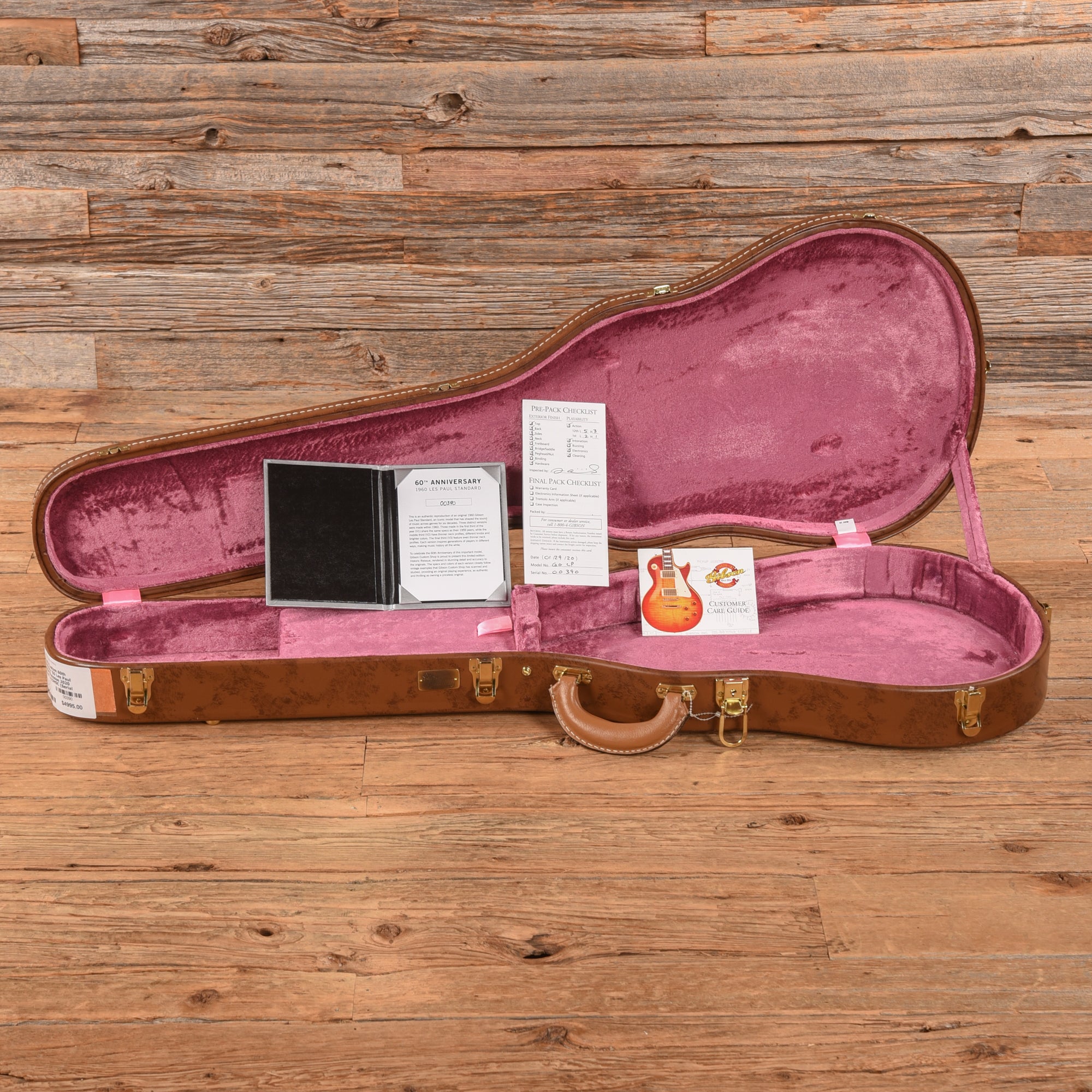 Gibson Custom 60th Anniversary '60 Les Paul Standard Reissue Sunburst 2020