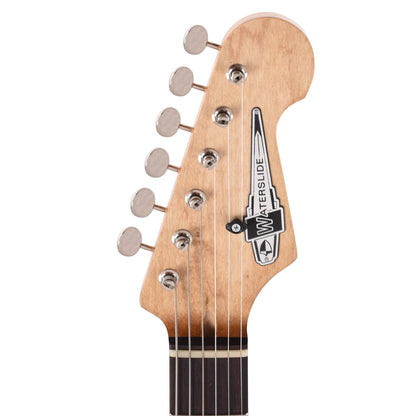 Waterslide S-Style Coodercaster Aged Sunburst Nitro w/ Mojo Lap Steel & Lollar Mini Broiler Pickups Electric Guitars