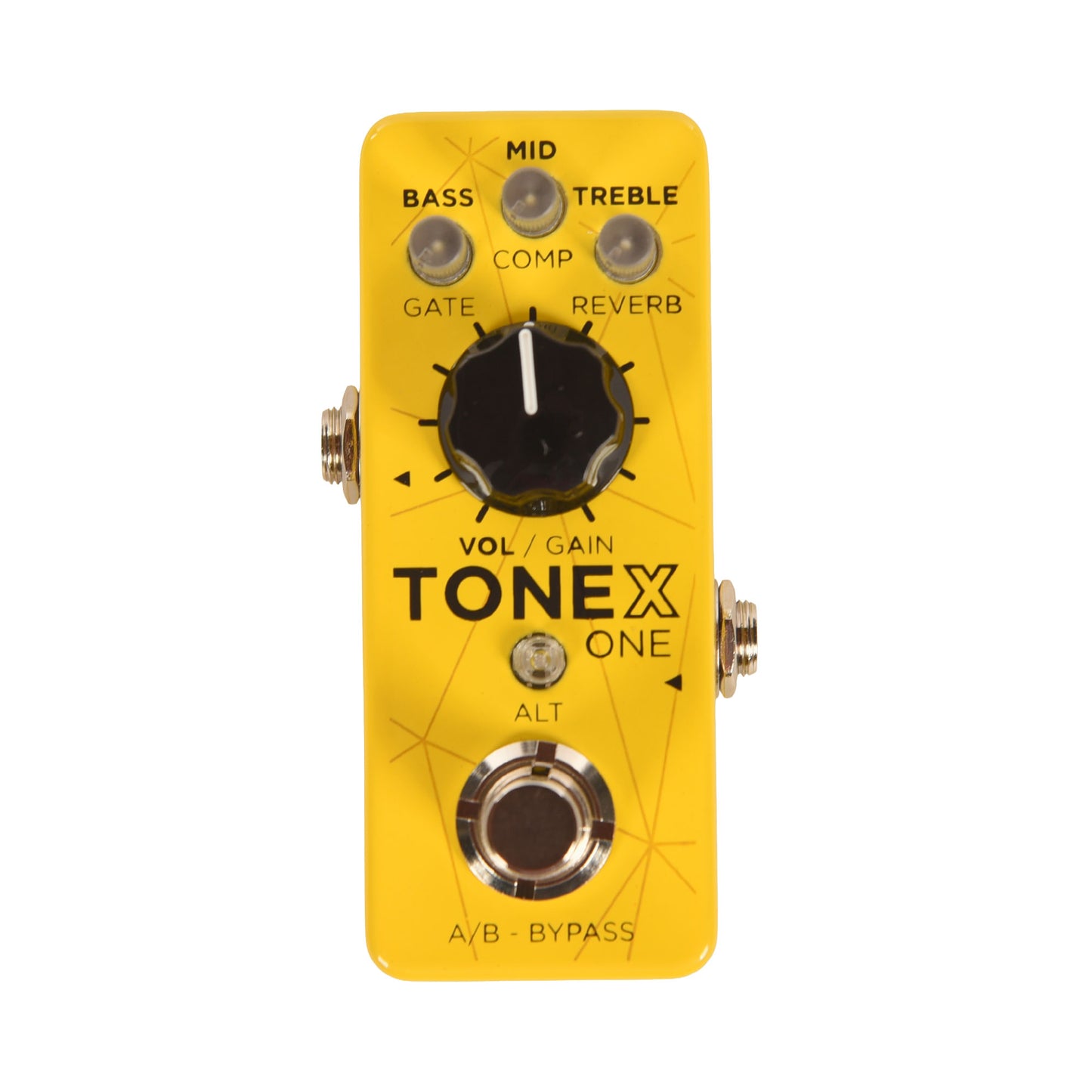 IK Multimedia TONEX ONE Amp Modeler & Multi Effects Pedal Brown Sound Limited Edition Yellow