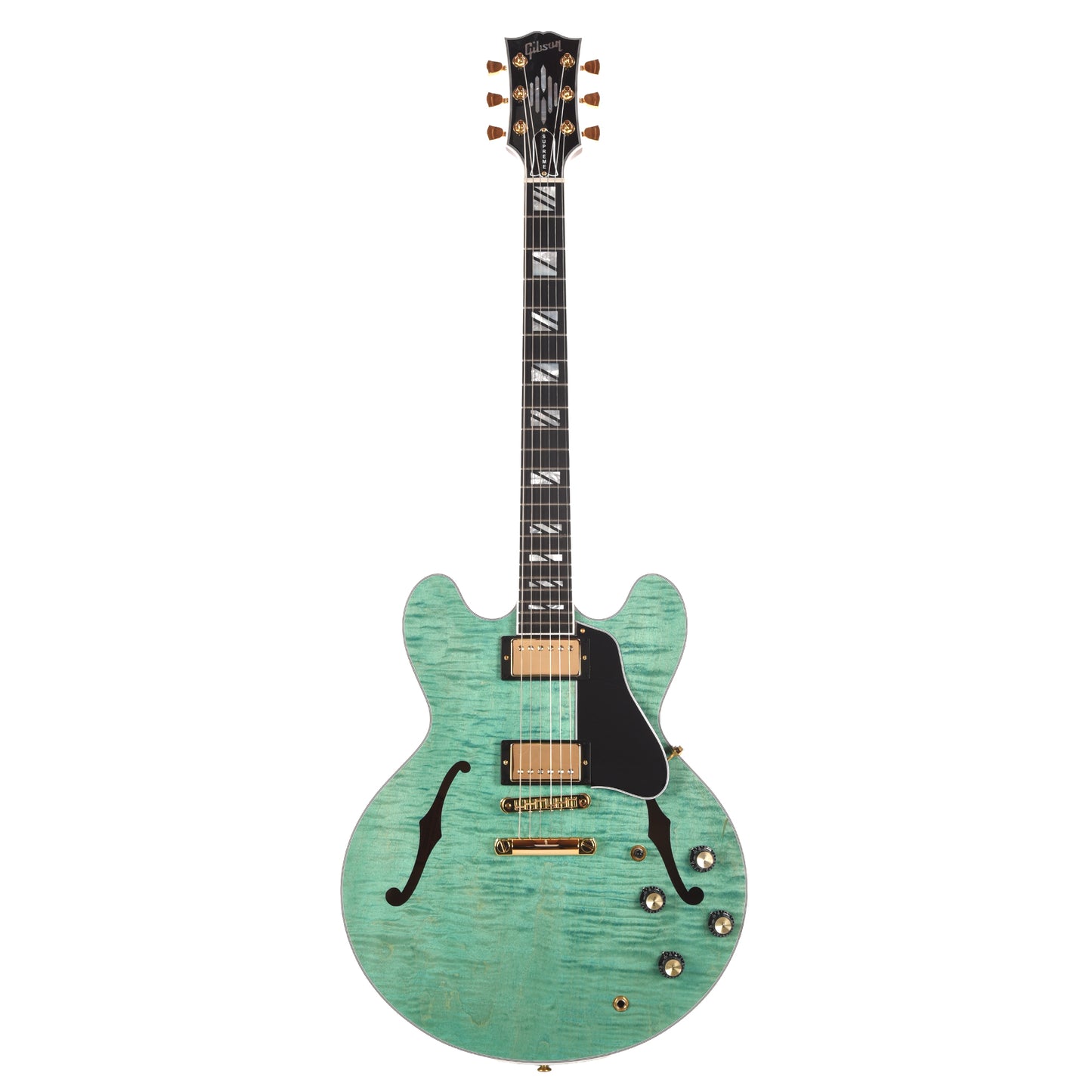 Gibson Modern ES Supreme AAA Maple Seafoam Green