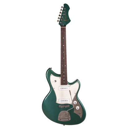 Novo Serus J Sherwood Green Light Distress w/ Fralin Hum Cancelling Alnico P-90 Pickups Electric Guitars
