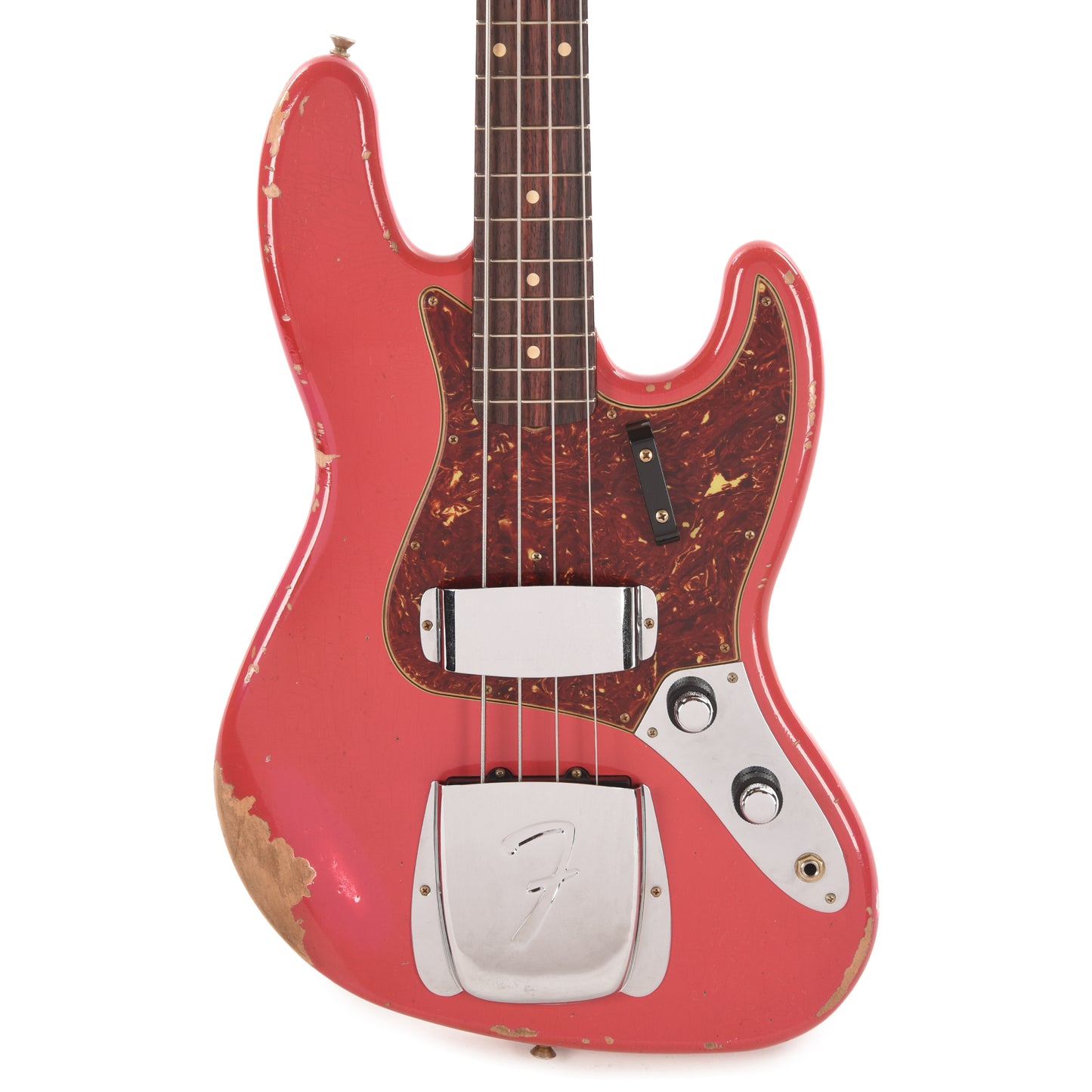 Fender Custom Shop 1960 Jazz Bass Heavy Relic Super Dirty/Super Aged Dakota Red w/Painted Headcap