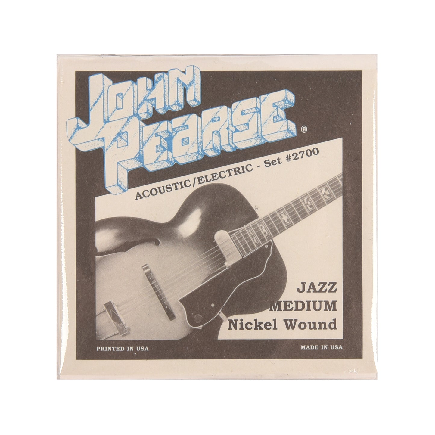 John Pearse Electric Strings Nickel Wound Jazz Medium 12-52