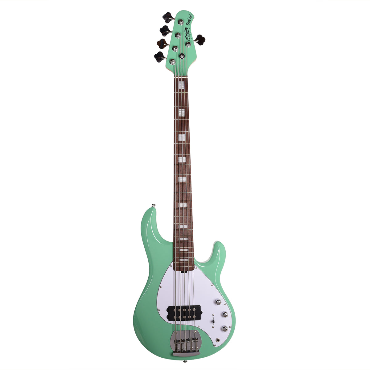 Sterling by Music Man StingRay 5 Plus RAY5X 5-String Electric Bass Seafoam Green Bass Guitars