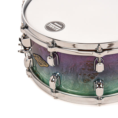 Tama Starclassic 6.5x14 Walnut/Birch Snare Drum Nebula Mappa Burl Fade