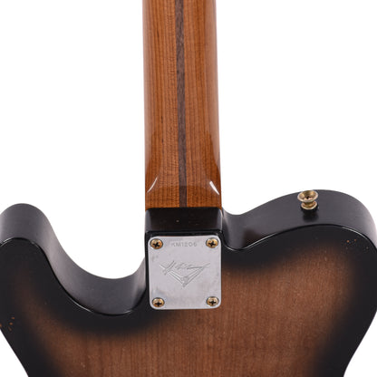 Fender Custom Shop Custom Roasted '50s Telecaster Journeyman Relic Black Burst Master Built by Kyle McMillin