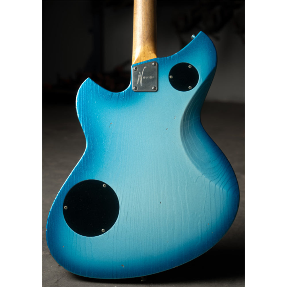 Novo Dealer Limited Serus Chambered H2 Lake Sonic Burst Light Distress w/ Lollar Low Wind Imperial Humbuckers Electric Guitars