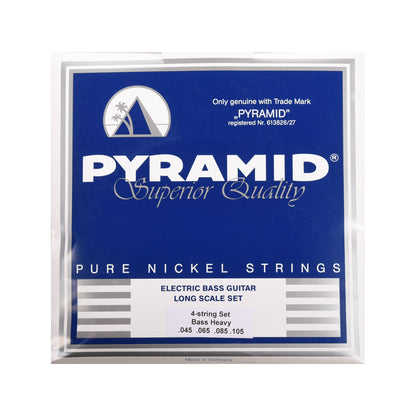 Pyramid Heavy Round Wound Nickel Bass Strings 45-105
