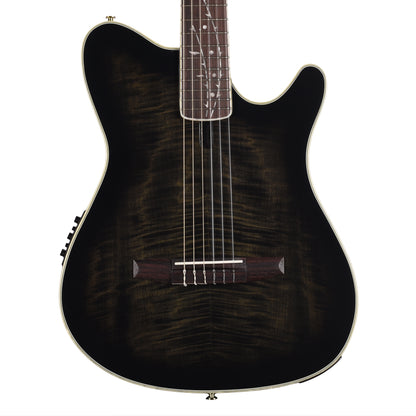 Ibanez TOD20FMNBFL Tim Henson Signature FRH Acoustic-Electric Guitar Black Burst Fade Low Gloss Acoustic Guitars
