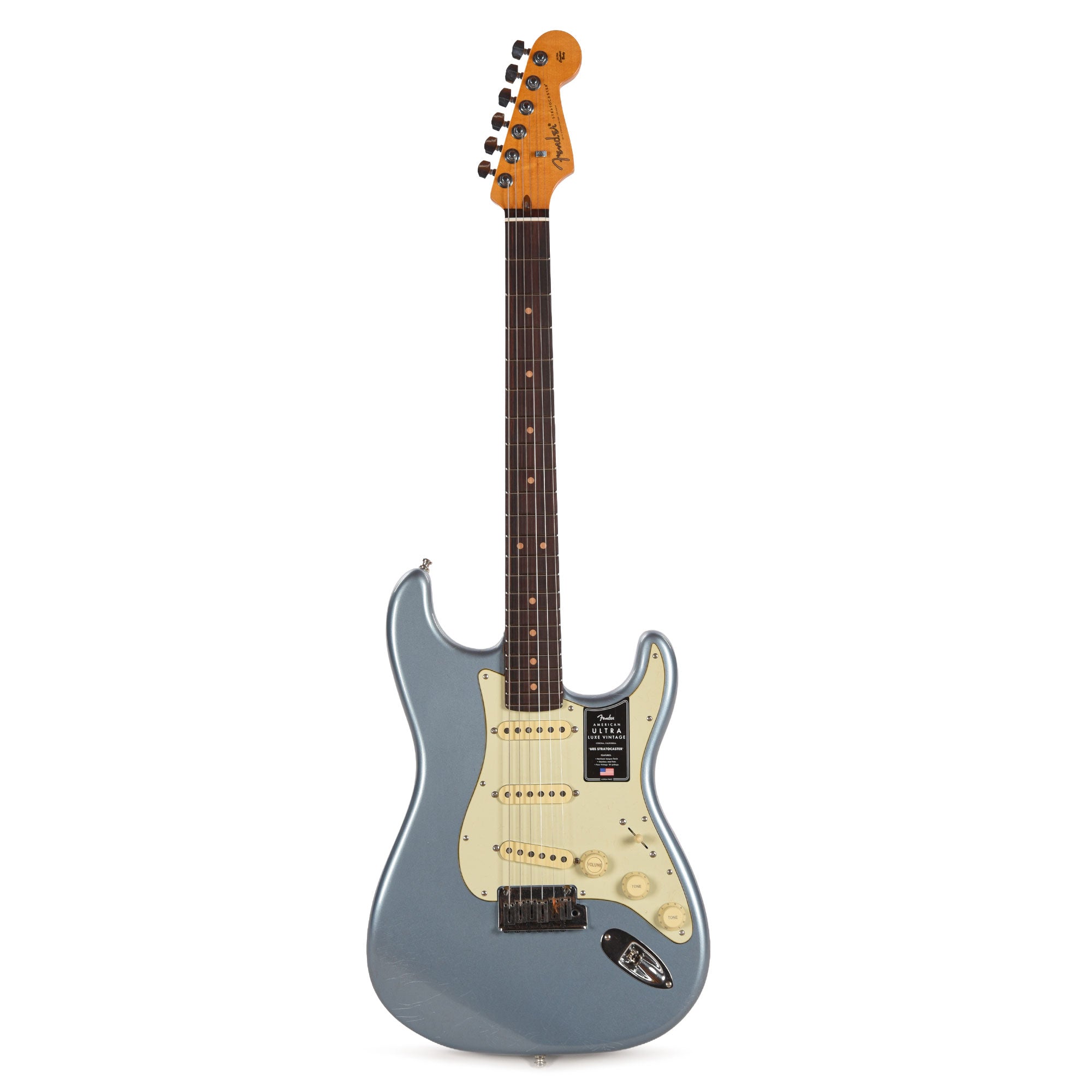 Fender American Ultra Luxe Vintage '60s Stratocaster Ice Blue Metallic