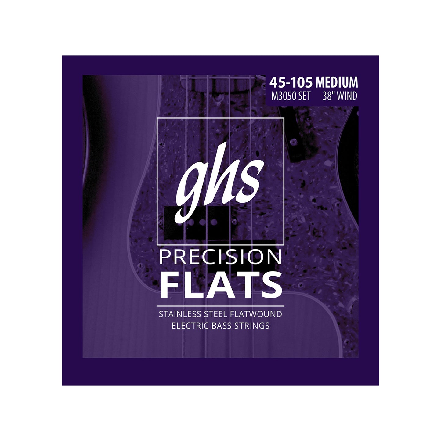 GHS Precision Flatwound Bass Long Scale Plus Medium 45-105