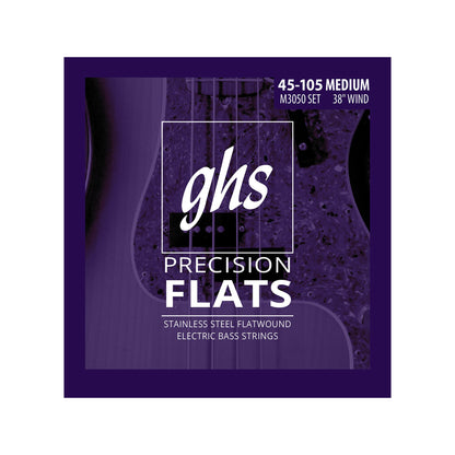 GHS Precision Flatwound Bass Long Scale Plus Medium 45-105