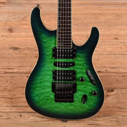 Ibanez Prestige S6570Q Green Burst 2017