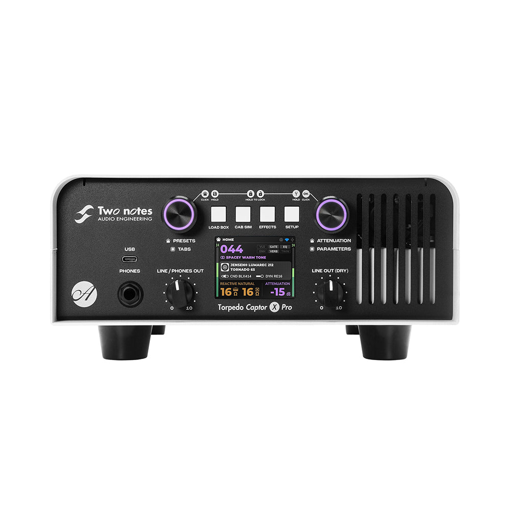 Two Notes Torpedo Captor X Pro Multi-Impedance Reactive Load Box, Attenuator, and Stereo DI Attenuators & Simulators