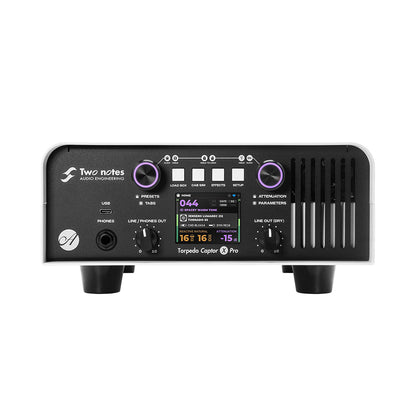Two Notes Torpedo Captor X Pro Multi-Impedance Reactive Load Box, Attenuator, and Stereo DI Attenuators & Simulators