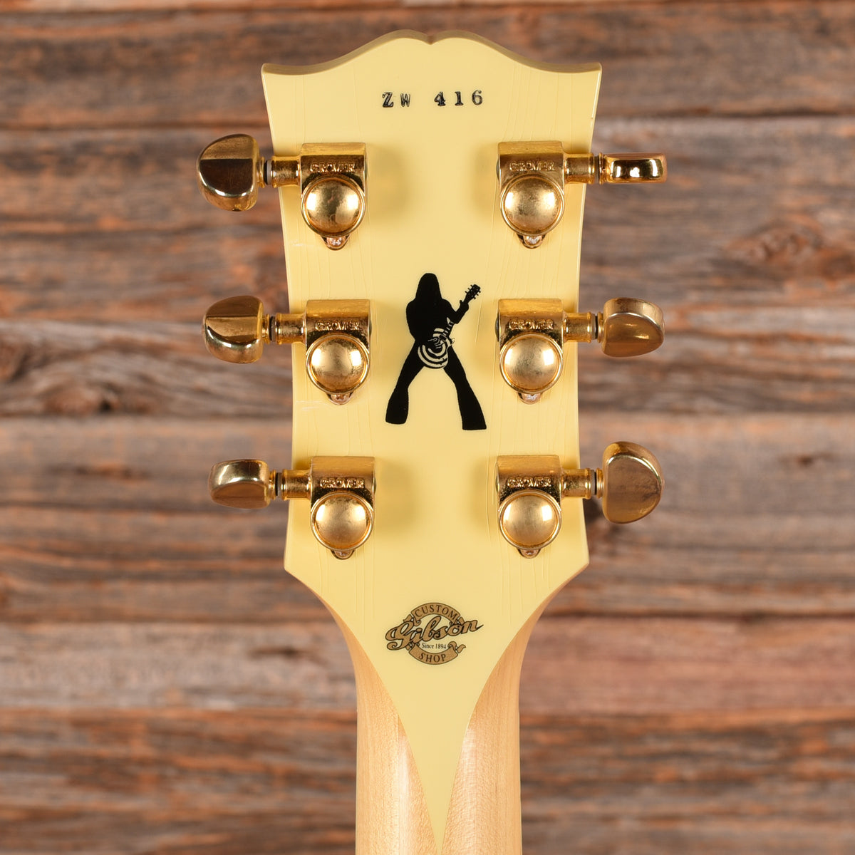 Gibson Custom Zakk Wylde Signature Les Paul Custom Bullseye (Signed by Zakk Wylde) White / Black 2002