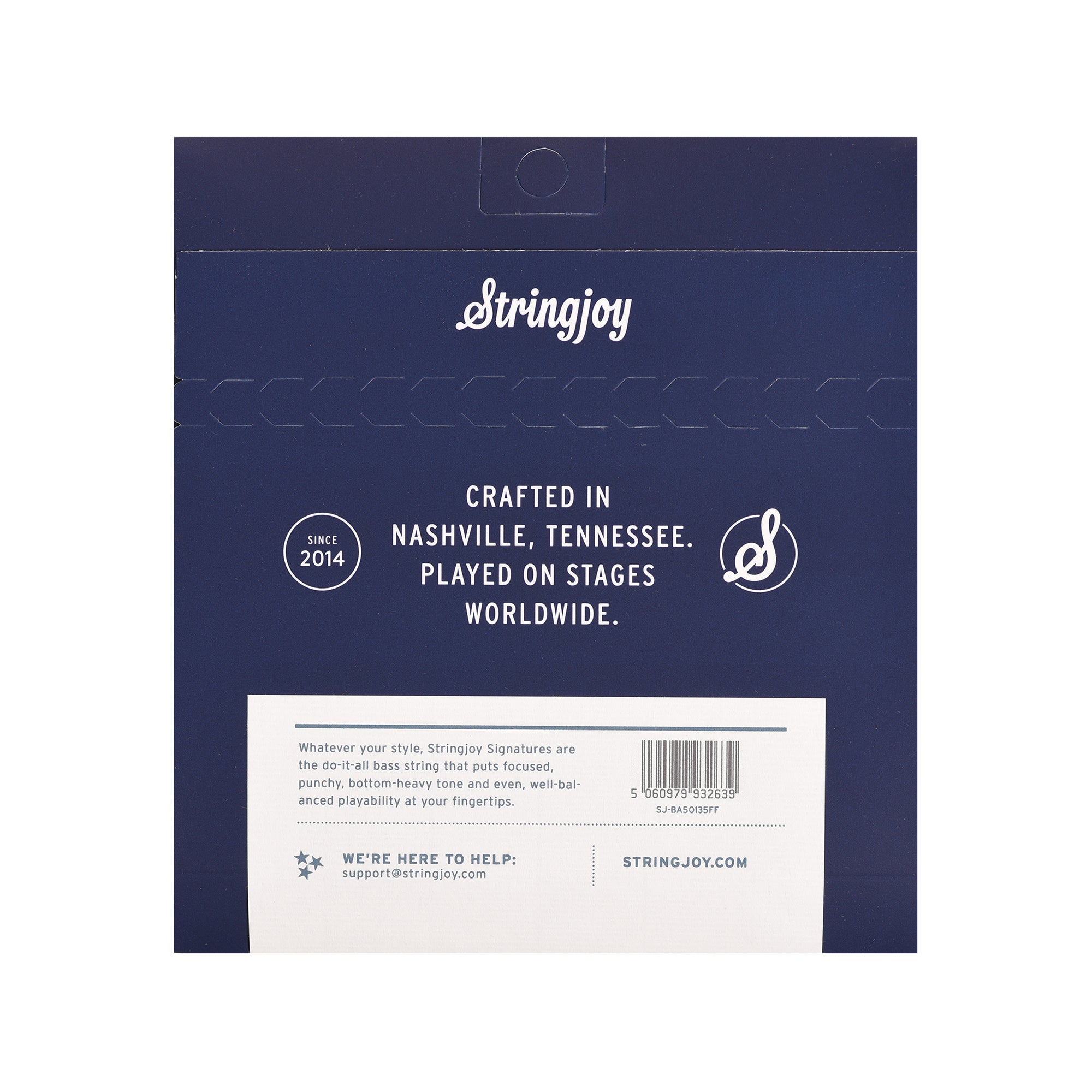 Stringjoy Signatures Medium Gauge 50-135 5-String Fanned Fret Nickel Wound Bass Guitar Strings