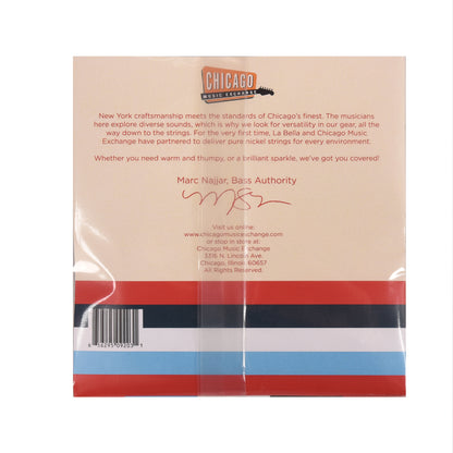 La Bella "Chicago Style" Pure Nickel Bass Strings 5-String 40-118