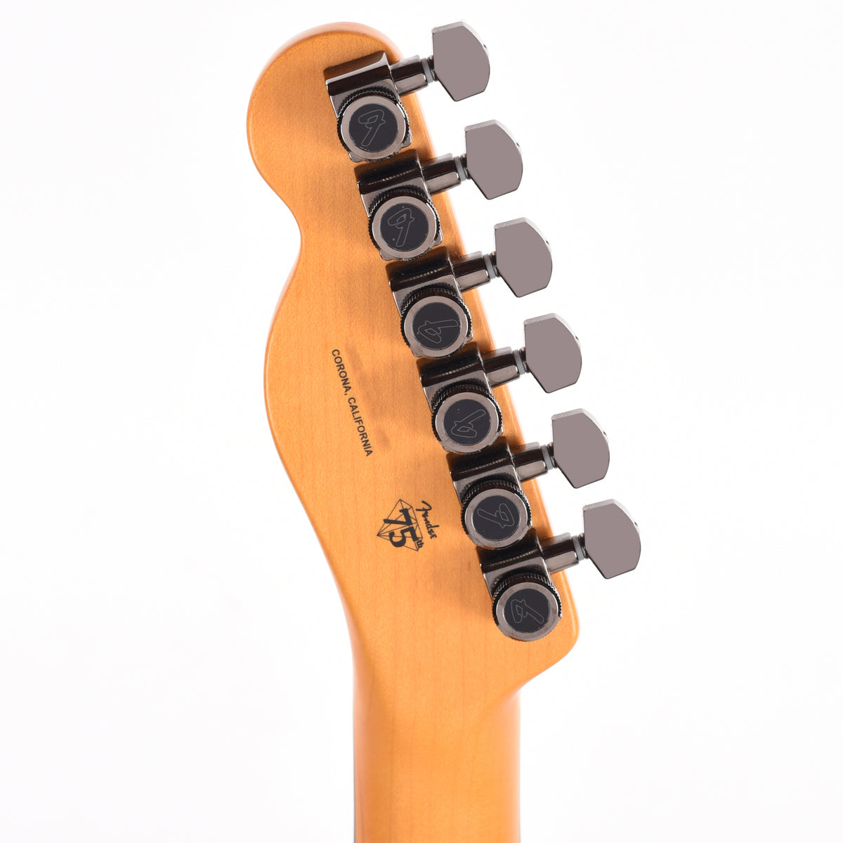 Fender 75th Anniversary American Ultra II Telecaster Ebony Fingerboard Liquid Gold Electric Guitars