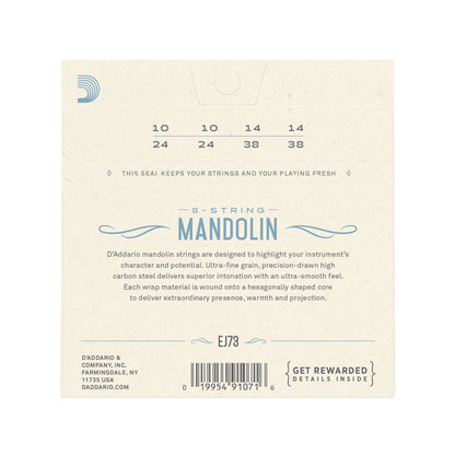 D'Addario J73 Mandolin Strings Phosophor Bronze Light