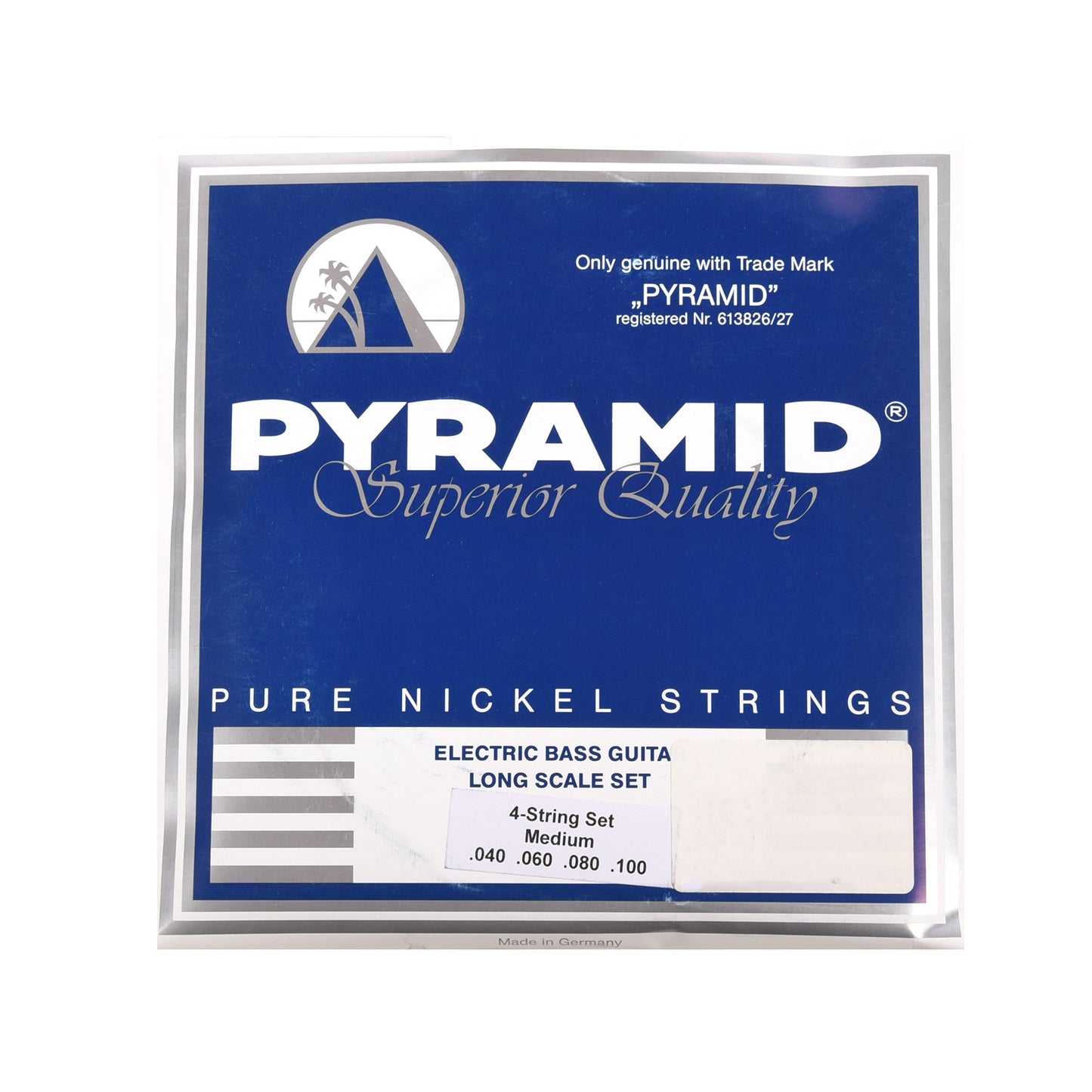 Pyramid Medium Round Wound Nickel Bass Strings 40-100