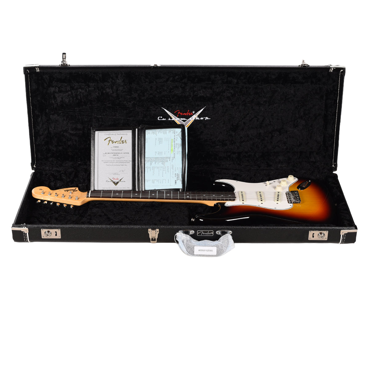 Fender Custom Shop 2026 Time Machine 1966 Stratocaster Deluxe Closet Classic Aged Target 3-Tone Sunburst Electric Guitars