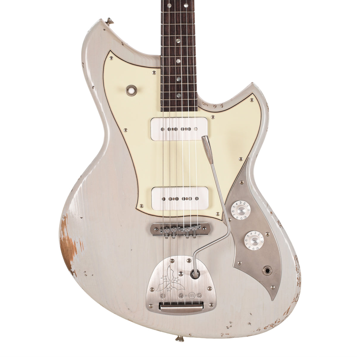 Novo Serus J Sonic Mary Kaye Medium Distress w/ Fralin Hum Cancelling Alnico P-90 Pickups Electric Guitars