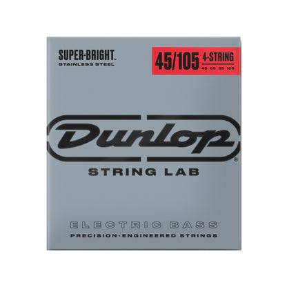 Dunlop Super Bright Stainless Steel Bass Strings Medium 45-105