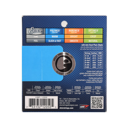 Elixir Light Polyweb Electric Guitar Strings 10-46