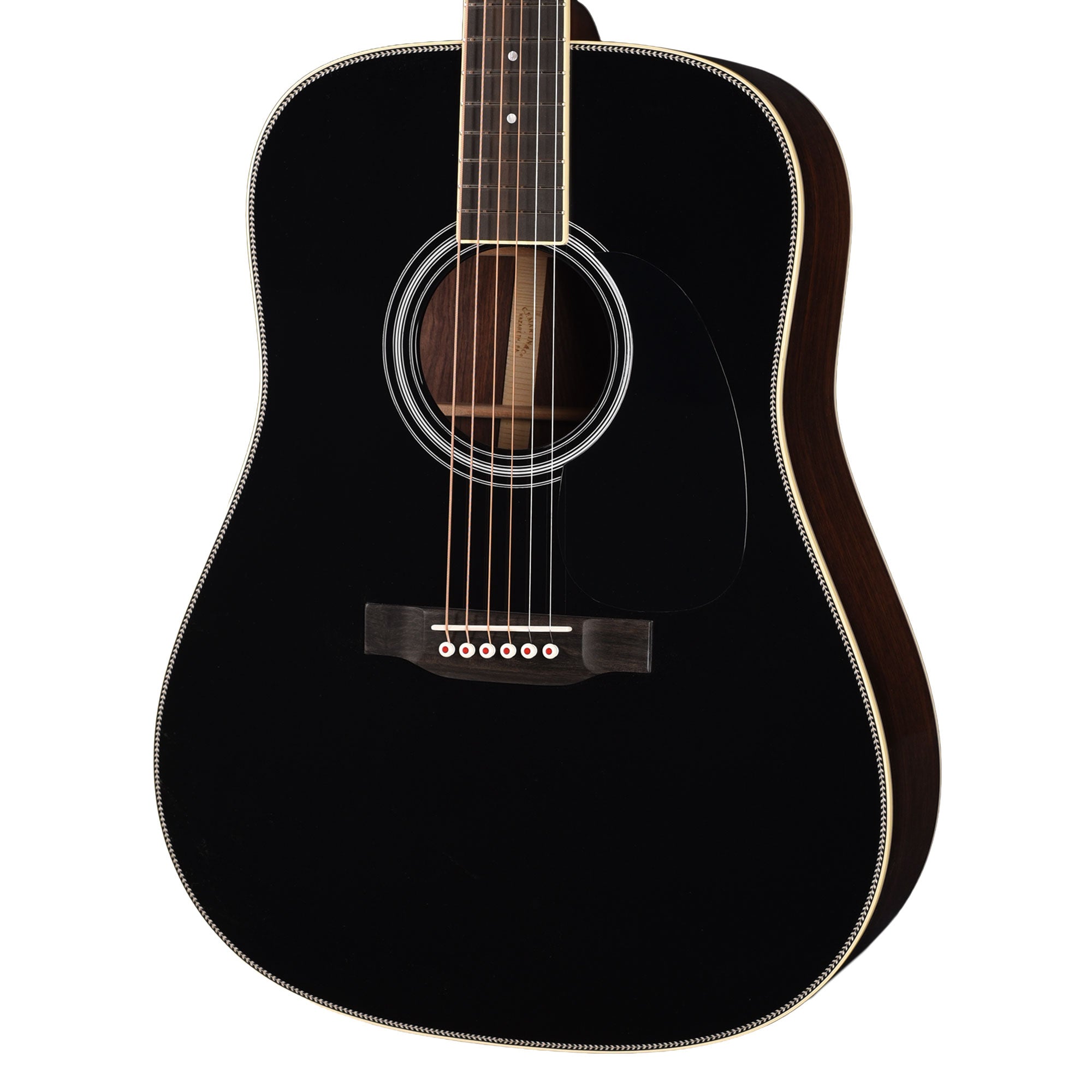 Martin Custom Shop D-35 Style Dreadnought Adirondack Spruce VTS/Wild Grain East Indian Rosewood Black Top Acoustic Guitars