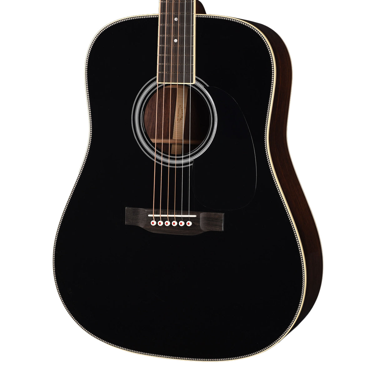 Martin Custom Shop D-35 Style Dreadnought Adirondack Spruce VTS/Wild Grain East Indian Rosewood Black Top Acoustic Guitars