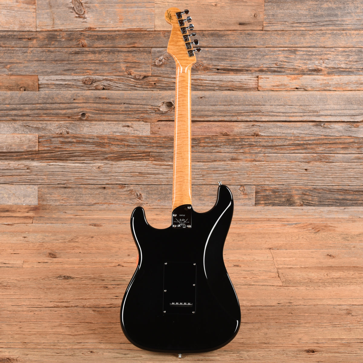 Fender Custom Shop Custom Elite Stratocaster HSS RW Black Pearl Prototype Black 2017 Electric Guitars