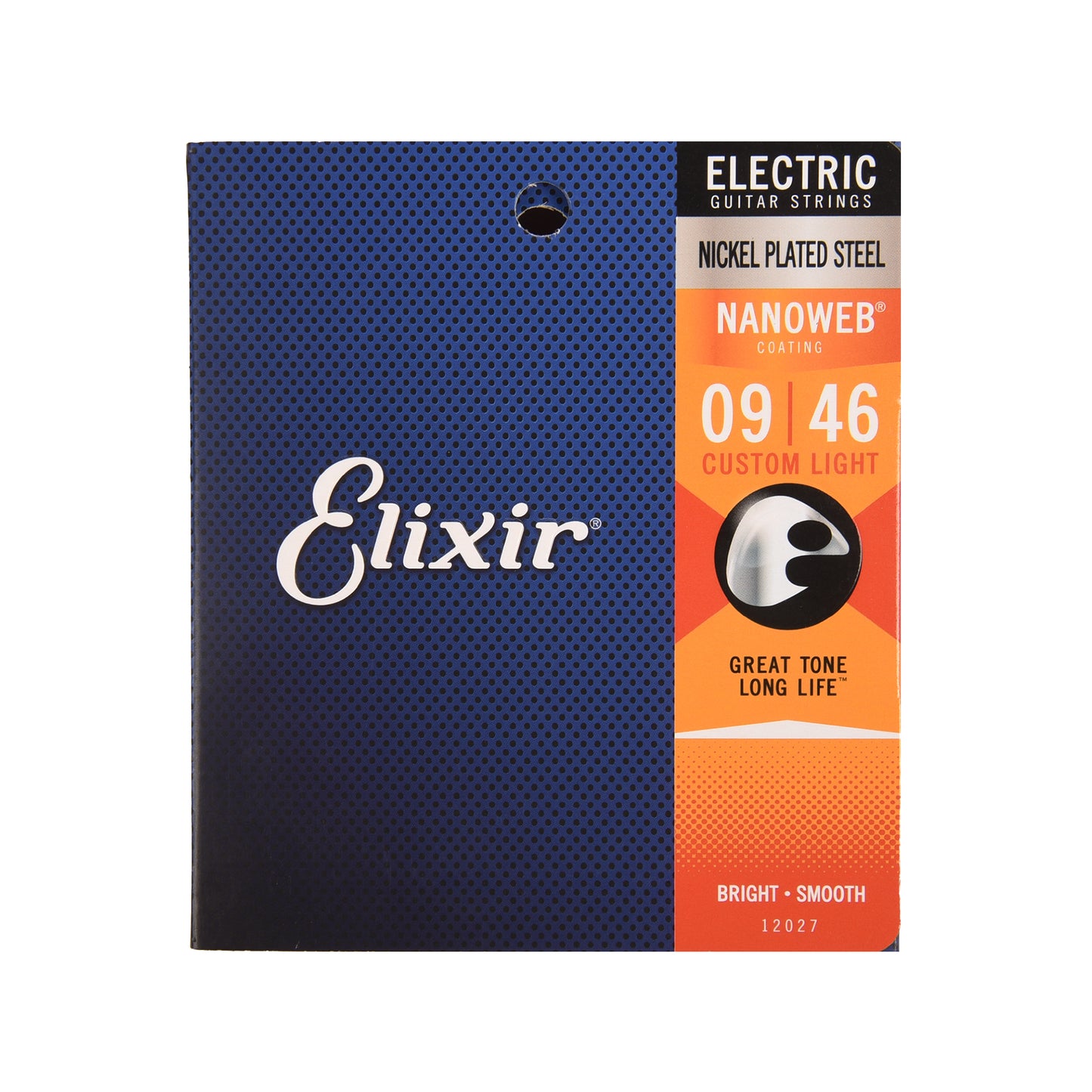 Elixir Custom Light Nanoweb Electric Guitar Strings 9-46