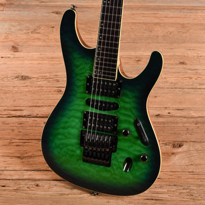 Ibanez Prestige S6570Q Green Burst 2017