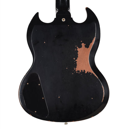 Gibson Custom Shop Limited Run SG Custom Batwing P90 Ebony Murphy Lab Heavy Aged Electric Guitars