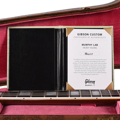 Gibson Custom Shop 1958 Les Paul Standard "CME Spec" Antique Ebony Murphy Lab Heavy Aged w/Chambered Body & Les Paul Custom Neck