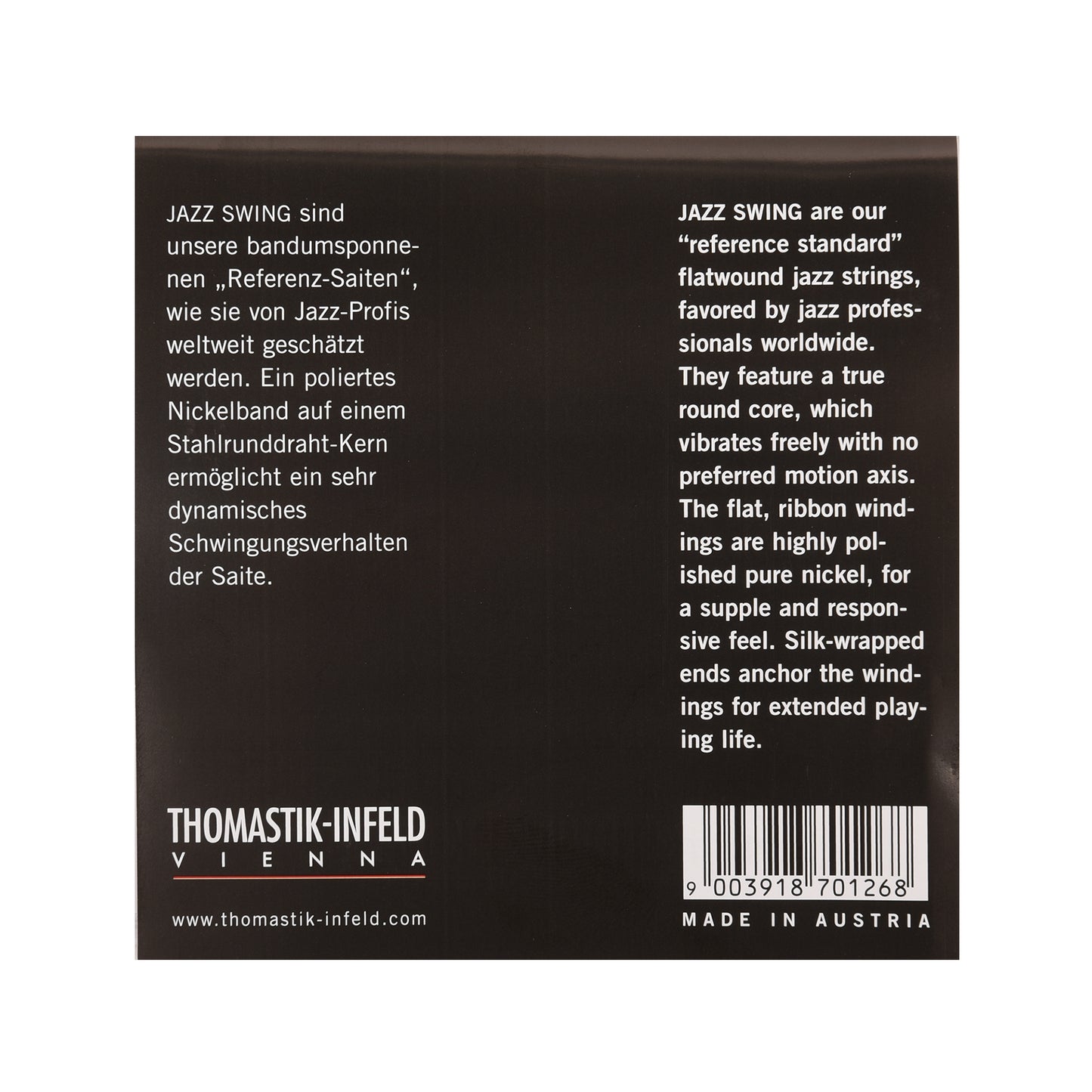 Thomastik JS110 Flatwound Extra Light Jazz Swing Guitar Strings