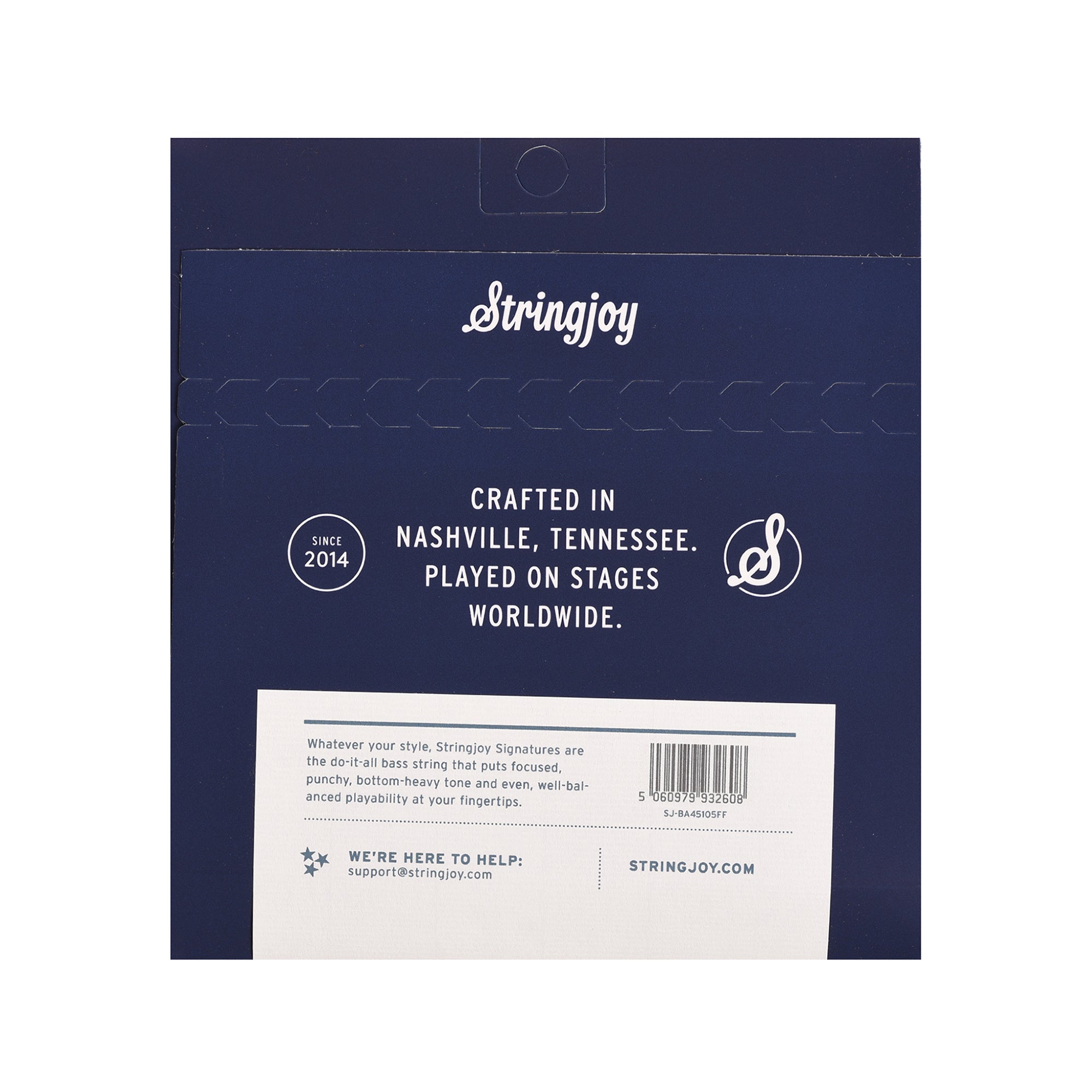 Stringjoy Signatures Light Gauge 45-105 4-String Fanned Fret Nickel Wound Bass Guitar Strings