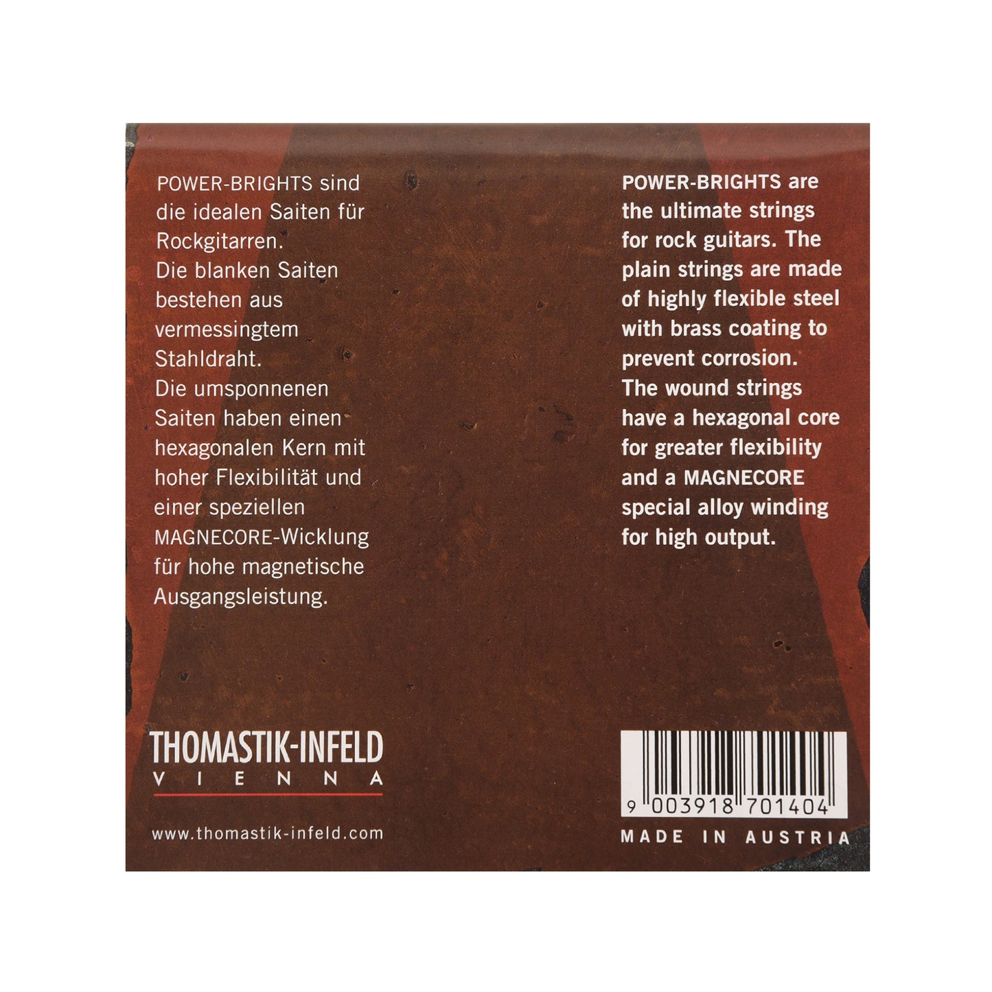 Thomastik PB109 Power Brights Round Wound Light 9-42