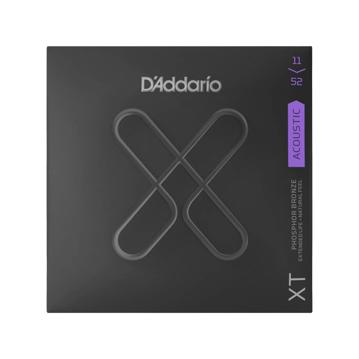 D'Addario XT Phosphor Bronze Acoustic Guitar Strings Custom Light 11-52